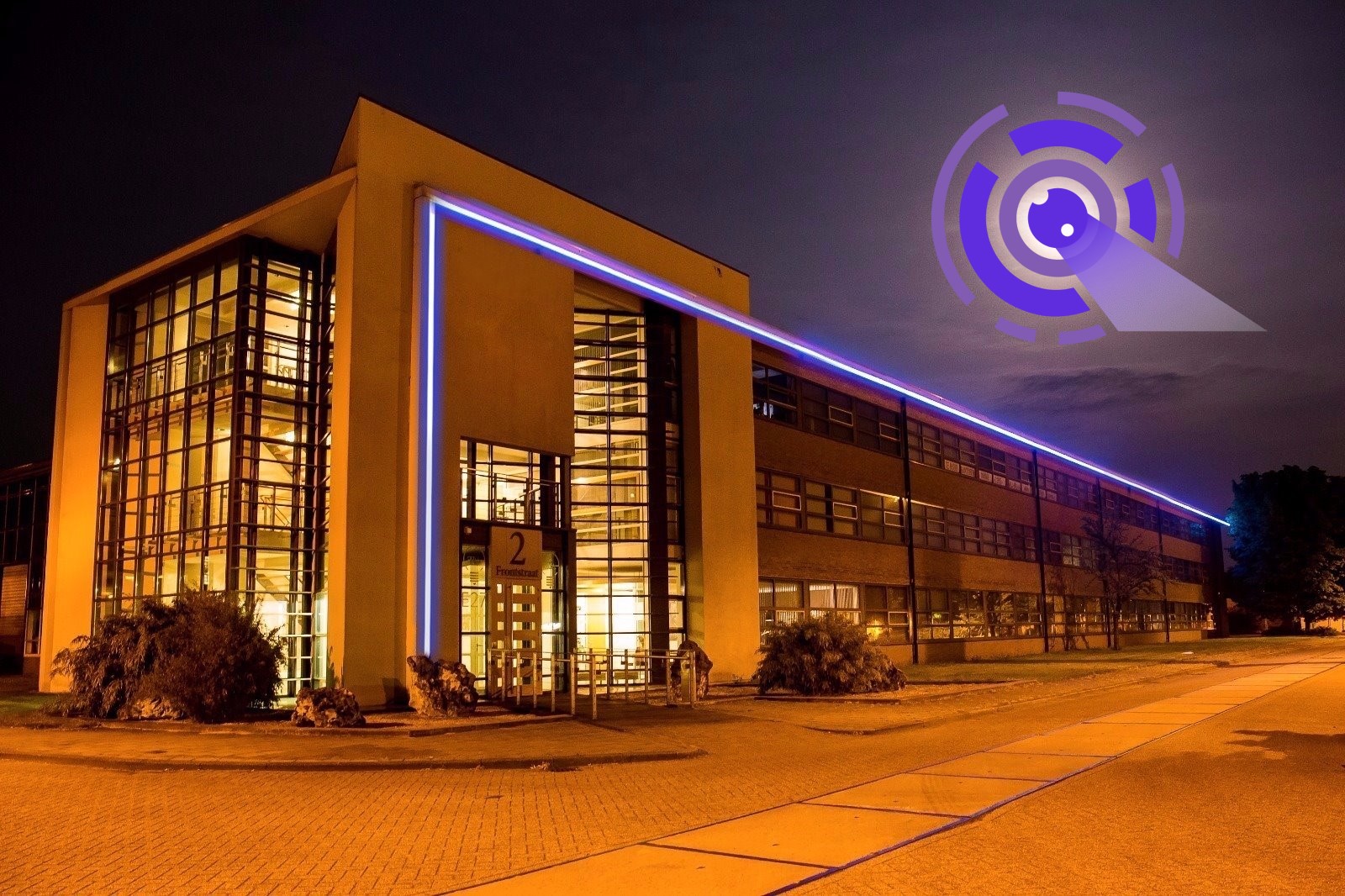 De Lichtfabriek by Night Logo